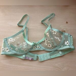 Savage X Fenty Sheer Daisy Puff Bra size 34A